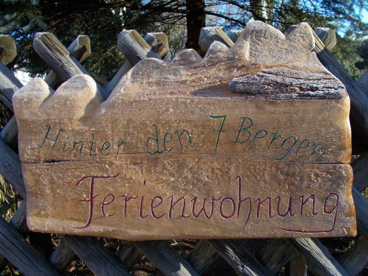 Ferienwohnung Hinter den sieben Bergen Schwarzenberg/Erzgebirge Exterior foto